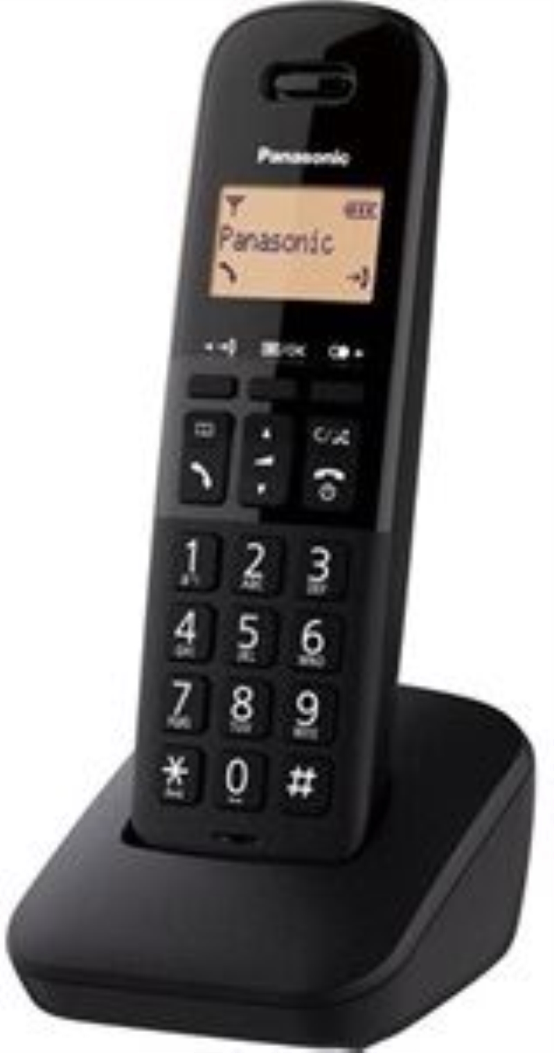 TECNOSHOP Telefono fisso cordless Panasonic KXTGB610JTB nero